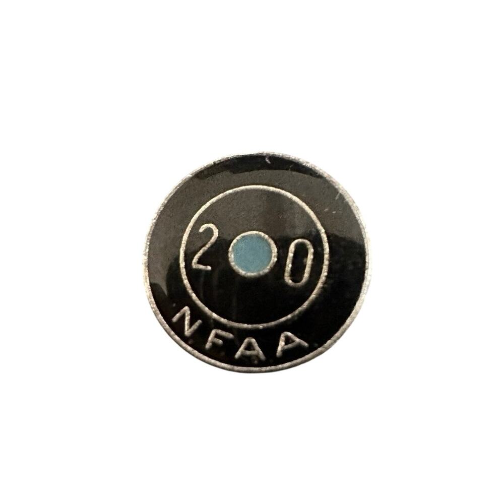 NFAA National Field Archery Association Pin 200 Bullseye Tie